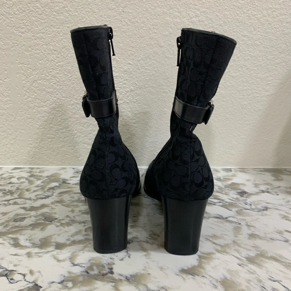 Coach Bibi small logo / calf booties